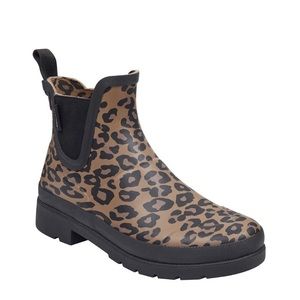 Tretorn Lina 2 Rain Boot Leopard / Animal Print